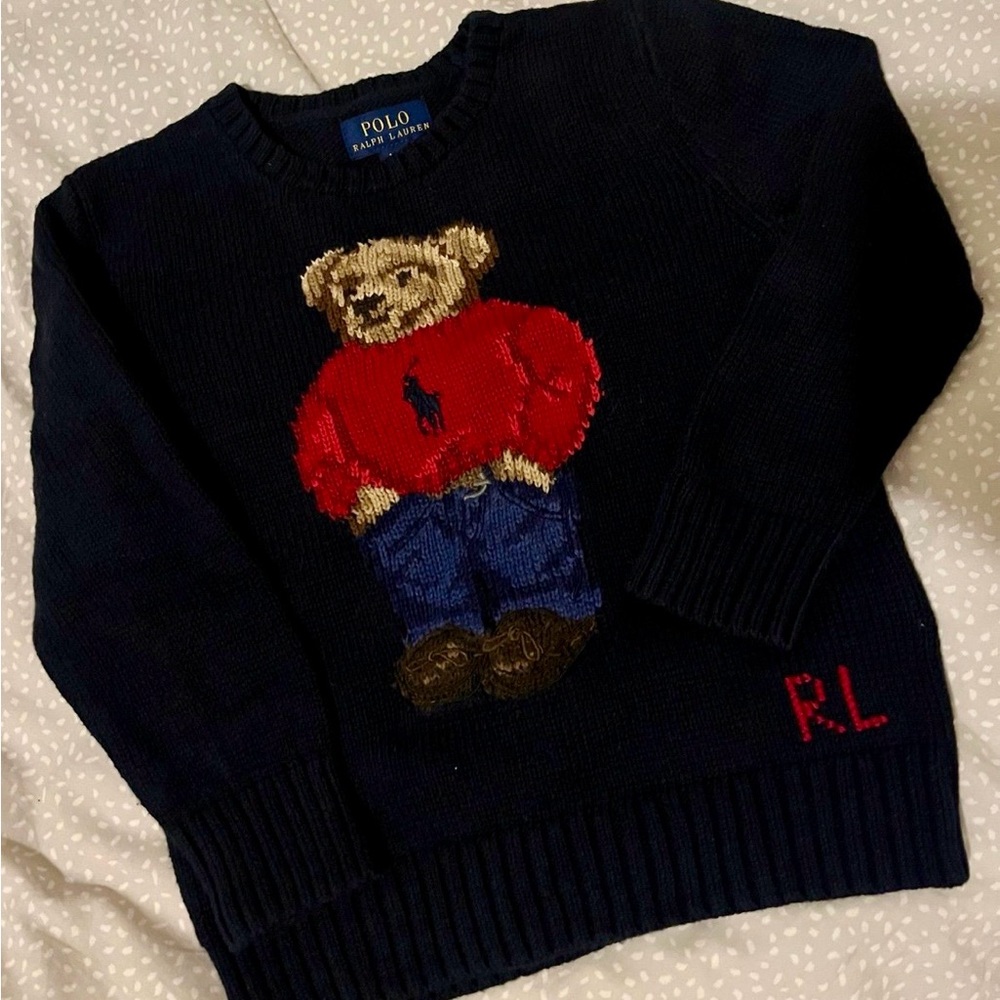 Polo by Ralph Lauren Navy Knit Sweater